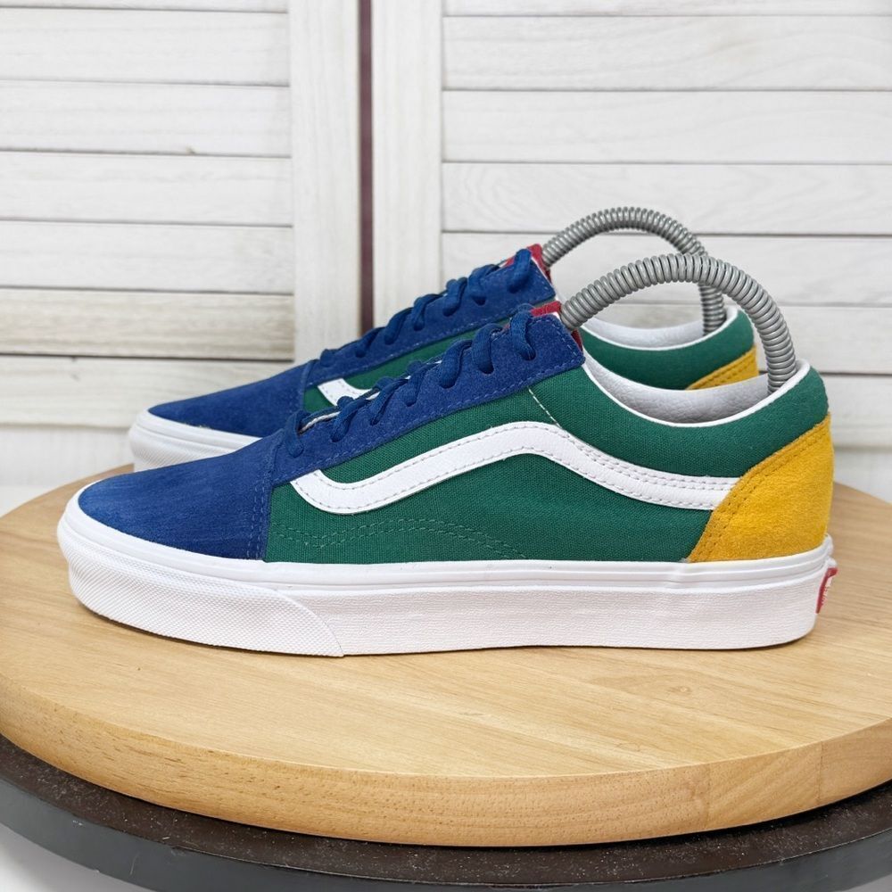 Vans Old Skool Yacht Club Colorblock Canvas Suede Sneakers 6 Men 7.5 Women - Picture 3 of 11